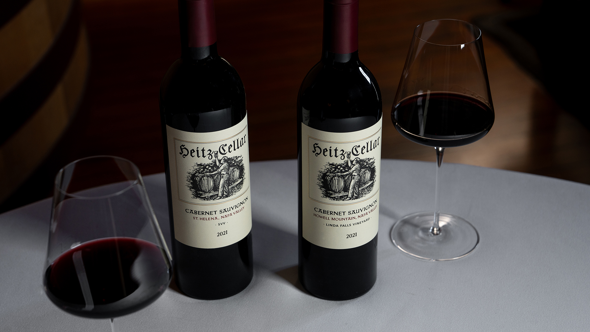 Heitz Cellar 2026 Winter Release: 2021 SVV Cabernet Sauvignon & 2021 Linda Falls Vineyard Cabernet Sauvignon